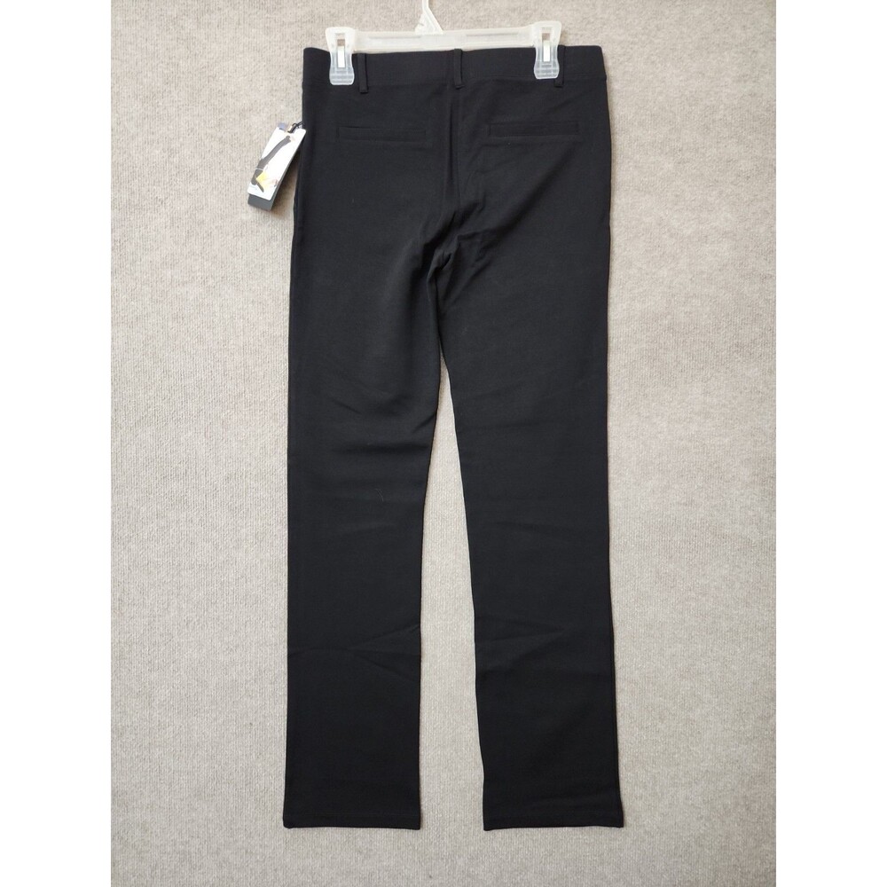 Betabrand Dress Yoga Pants Womens M Black Straight Leg Pull On Stretch NEW - Picture 6 of 10